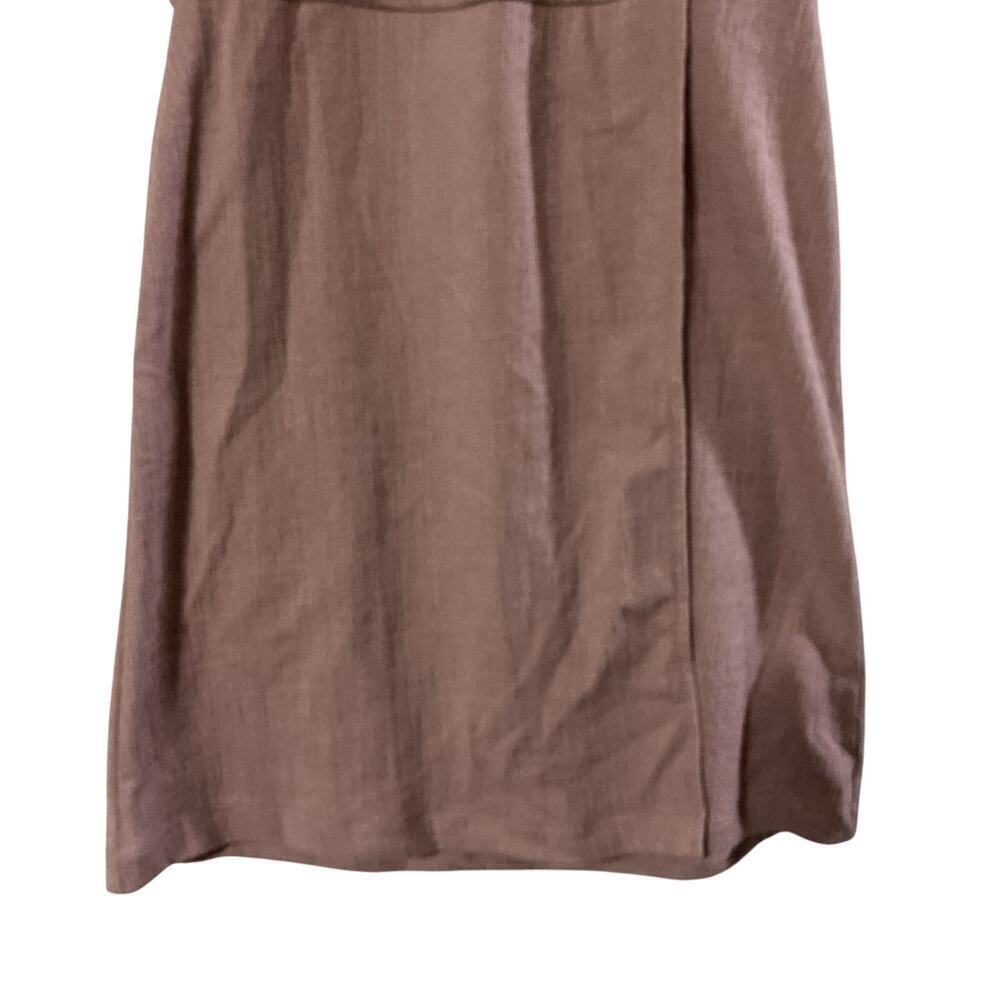 Madewell Mauve Textured Wrap Front Short Sleeve Dress Women’s Small Cotton Blend - Picture 6 of 11